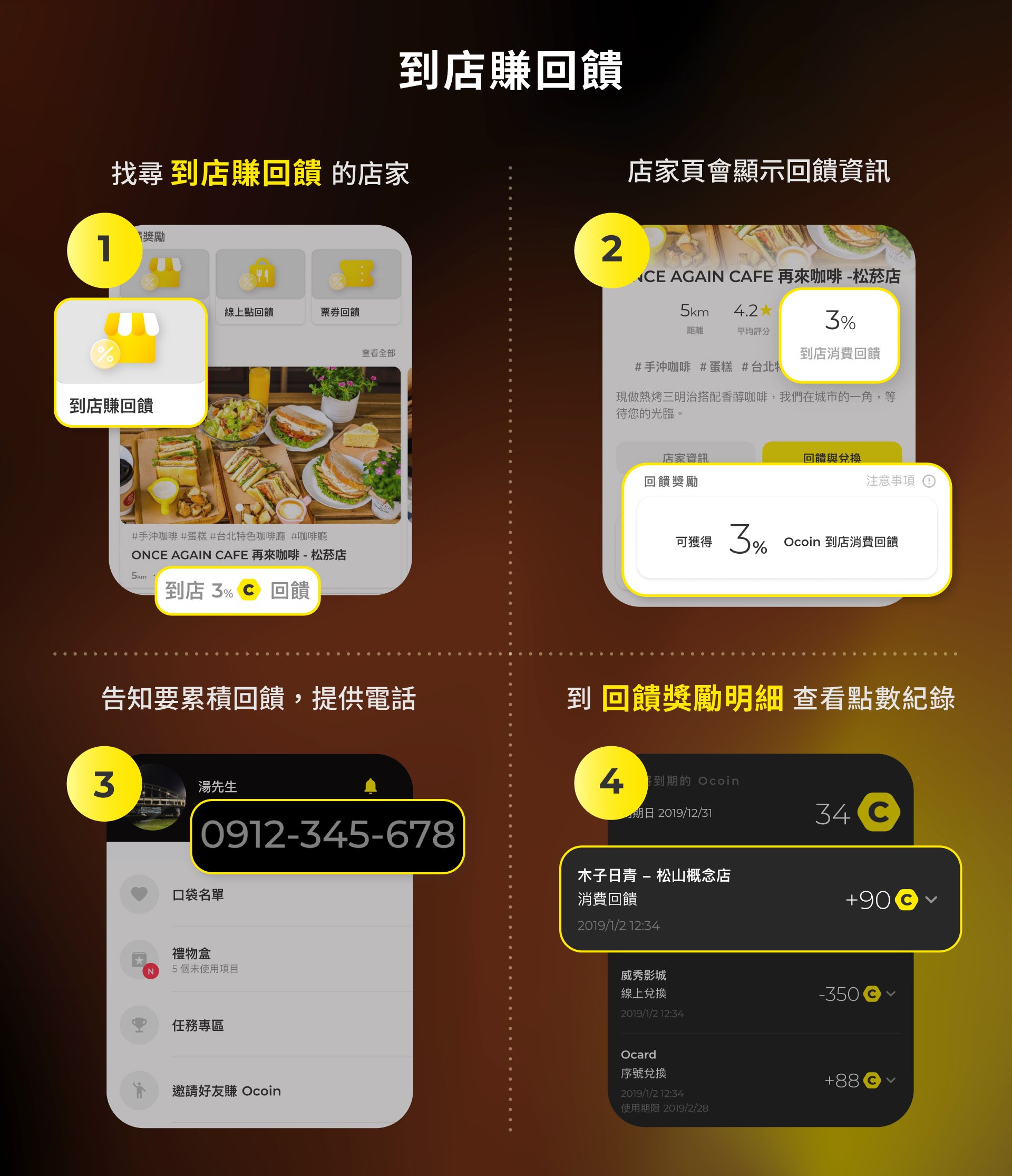 Ocard Rewards 到店賺回饋